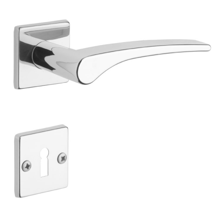 Okovje za vrata ROSTEX PRAKTIK/S (krom inox sijaj)