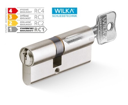 Cilindrični gradbeni vložek ACT WILKA RC1 (nikelj)