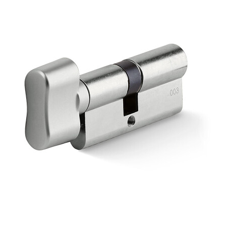 Cilindrični varnostni cilinder z gumbom ACT WILKA RC4, zaščiten profil (nikelj)