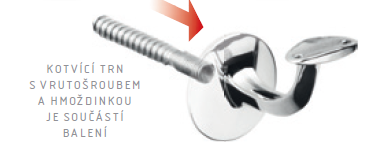 Nosilec ročaja ACT (krom)