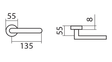 Okovje za vrata TWIN BLOCK H 1807 M3 (E)