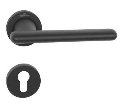 Vratno okovje MP CE - CASTA - R (BS - črna mat)