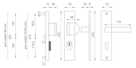 Varnostna armatura MP AXA - ATLAS2 PLUS (F6 - Inox elox)