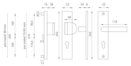 Varnostna armatura MP AXA - ATLAS2 (F6 - Inox elox)