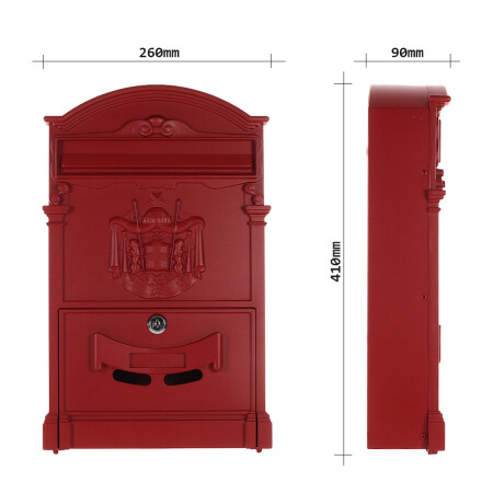 POŠTNI NABALNIK MP ASHFORD - T05376 (rdeč)