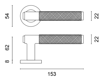 Vratna strojna oprema MP SH - OVALNA - R 1741 PRO 8 MM (T PVD - Titan PVD)