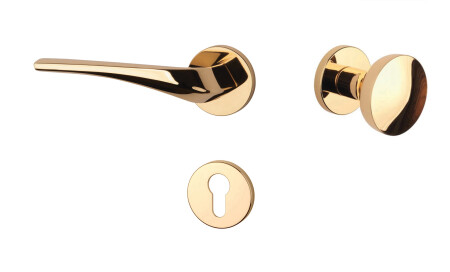 Vratno okovje MP Dalia - R 7S (OLV - polirana lakirana medenina)