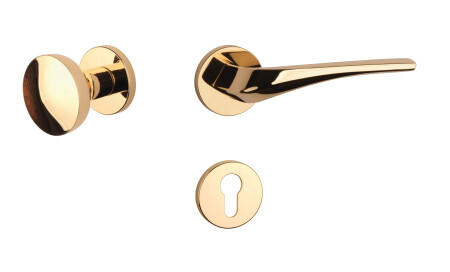 Vratno okovje MP Dalia - R 7S (OLV - polirana lakirana medenina)