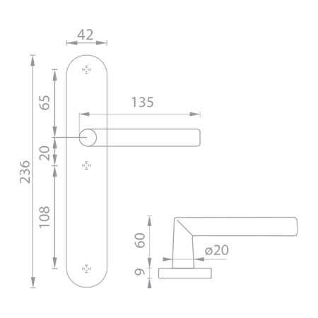 Vratno okovje MP Favorit Special - SOD (BRUŠENO NERJAVEČE JEKLO)