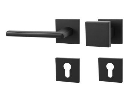 Vratno okovje MP - PRIMA - HR SQ6 (BS - črna mat)