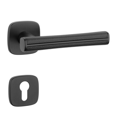 Vratna strojna oprema MP AS - DAVIDIA - QR 7S (BS - Črna mat / črno usnje)