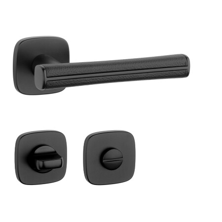 Vratna strojna oprema MP AS - DAVIDIA - QR 7S (BS - Črna mat / črno usnje)