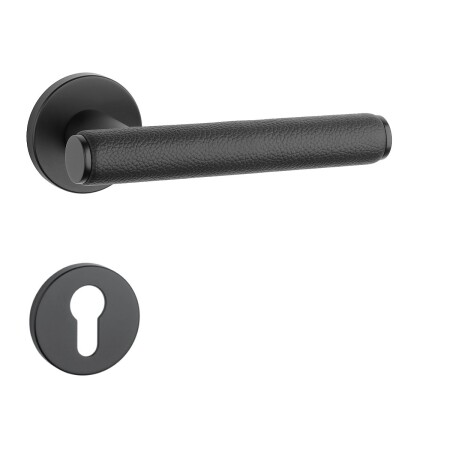 Vratna strojna oprema MP AS - EGERIA - R 7S (BS - Črna mat / črno usnje)