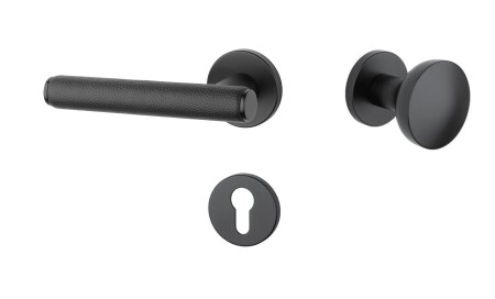 Vratna strojna oprema MP AS - EGERIA - R 7S (BS - Črna mat / črno usnje)