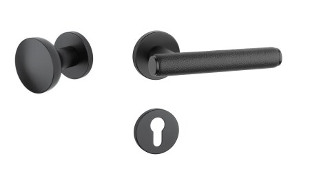 Vratna strojna oprema MP AS - EGERIA - R 7S (BS - Črna mat / črno usnje)