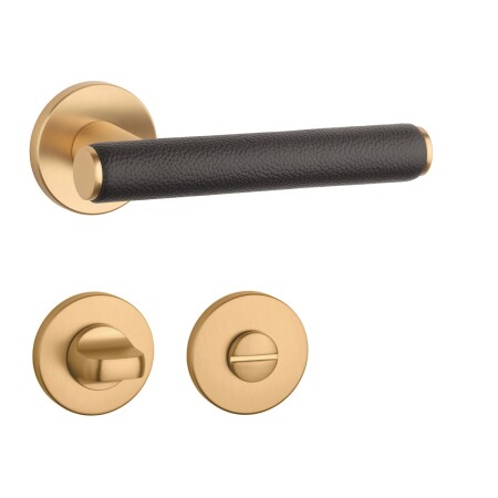 Vratna strojna oprema MP AS - EGERIA - R 7S (OLS - Brušena medenina / rjavo usnje)