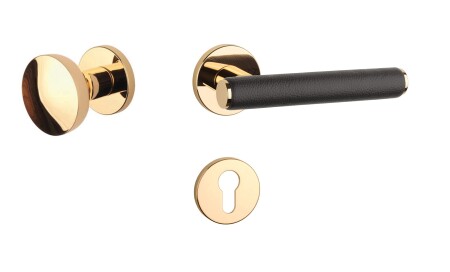 Vratna strojna oprema MP AS - EGERIA - R 7S (OLV - Polirana lakirana medenina / rjavo usnje)