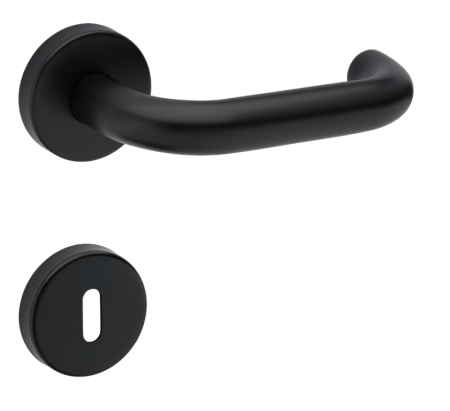 Okovje za vrata MP TI - COSLAN - R 2000 (BS - Črna mat)