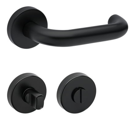 Okovje za vrata MP TI - COSLAN - R 2000 (BS - Črna mat)