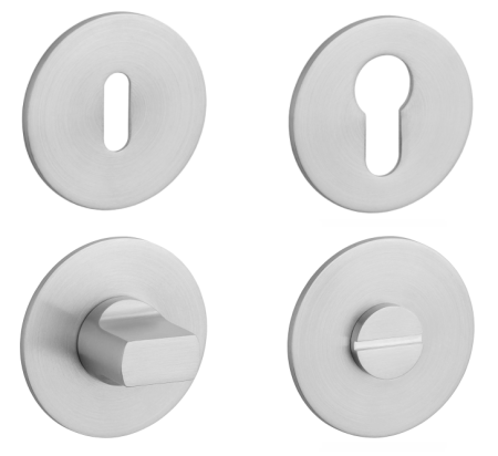 Rozeta za vrata MP SH - R 3SM (BN - brušeno nerjaveče jeklo)