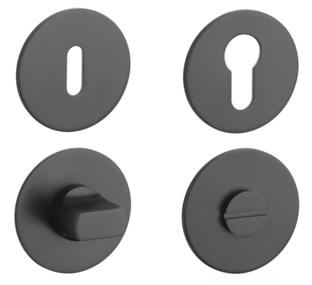 Rozeta za vrata MP SH - R 3SM (BS - Črna mat)
