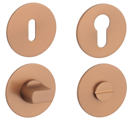 Rozeta za vrata MP SH - R 3SM (CUM PVD - mat bakreno PVD)