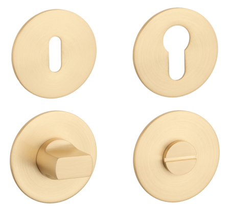 Rozeta za vrata MP SH - R 3SM (OLS - Brušena medenina)