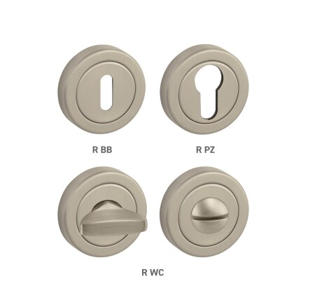 Rozeta za vrata MP TI - R deljena (NP - nikljev biser)