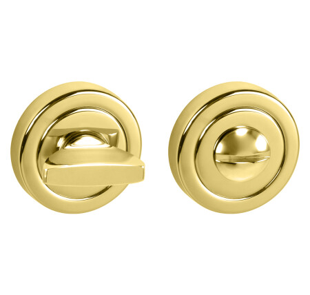 Rozeta za vrata MP TI - R deljena (OLV - Polirana lakirana medenina)