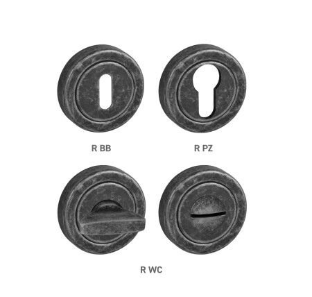 Rozeta za vrata MP TI - R deljena (OGA - Antično siva)