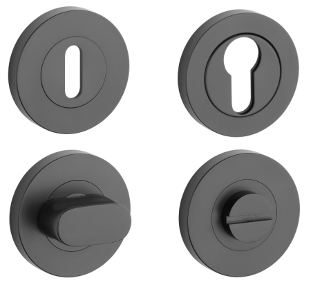 Rozeta za vrata MP SH - R PRO 8 MM (BS - Črna mat)