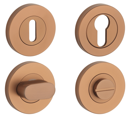 Rozeta za vrata MP SH - R PRO 8 MM (CUM PVD - mat bakrena PVD)