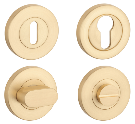 Rozeta za vrata MP SH - R PRO 8 MM (OLS - Brušena medenina)