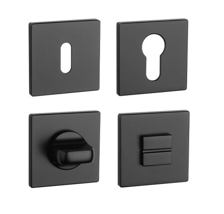 Rozeta za vrata MP AS - HR 5S (BS - mat črna)