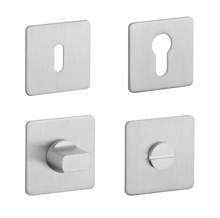 Rozeta za vrata MP SH - HR 3SM (BN - brušeno nerjaveče jeklo)