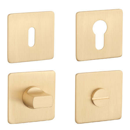 Rozeta za vrata MP SH - HR 3SM (OLS - brušena medenina)