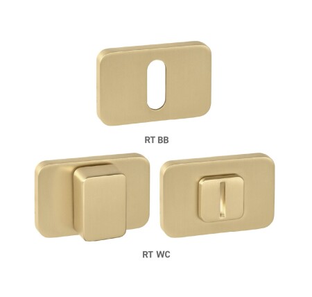 Rozeta za vrata MP MPK - PERFECTA - RT (OLS - Brušena medenina)