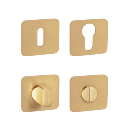 Rozeta za vrata za ročaj MP GK - ONE - HR (OLS - brušena medenina)