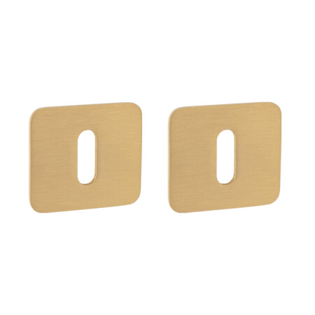 Rozeta za vrata za ročaj MP GK - ONE - HR (OLS - brušena medenina)