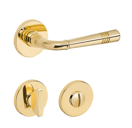 Okovje za vrata MP TI - DIADEM - R 4009 5S (OLV - Polirana lakirana medenina)