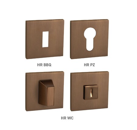 Rozeta za vrata MP MPK - ROSETTE - HR SQ6 (CUM - Mat baker)