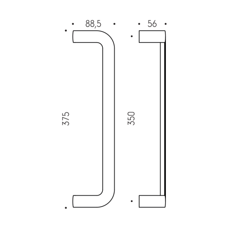 Kljuka MP CB - MOOD DUE/DUEQ HANDLE - 375/350 (Zelena mat)