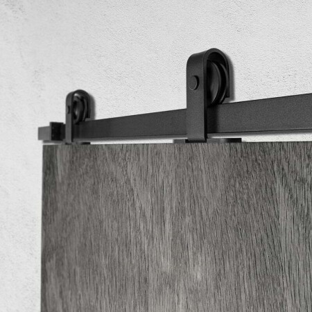 Drsni sistem mp VINTAGE 3 z blažilnikom in 2m tirnico (BS - mat črna)