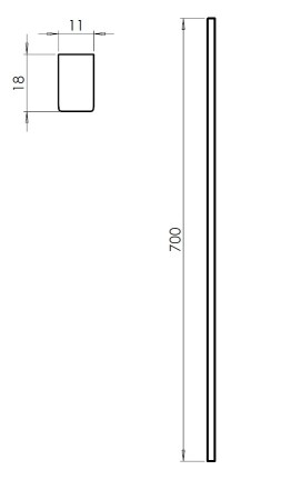 ROČAJ MP PLANEO GS 49011 (grafitno črn)
