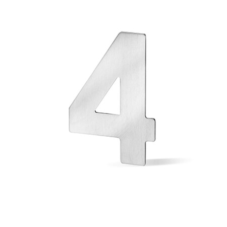 Fasadne številke ACT - 12 cm (NERVEČE JEKLO)