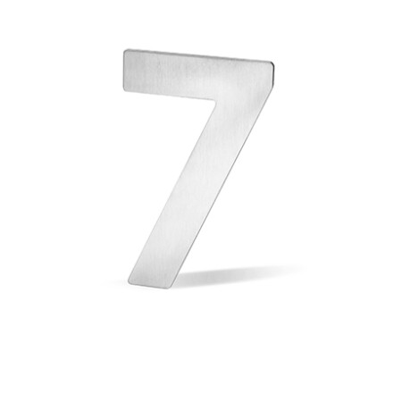Fasadne številke ACT - 12 cm (NERVEČE JEKLO)