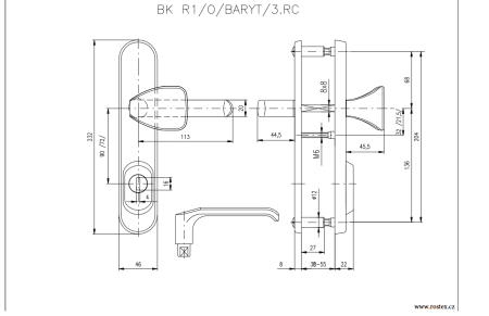 Varnostna armatura ROSTEX BK R4/O BARYTE (TITAN GOLD)