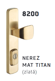 Varnostna armatura ROSTEX BK RX 802-40 EXCLUSIVE 3. razred (MAT TITAN NERJAVEČE JEKLO)