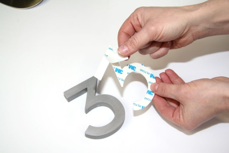 Hišna številka RICHTER 3D RN.100LV (mat črna)