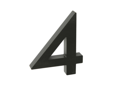 Hišna številka RICHTER 3D RN.100LV (mat črna)